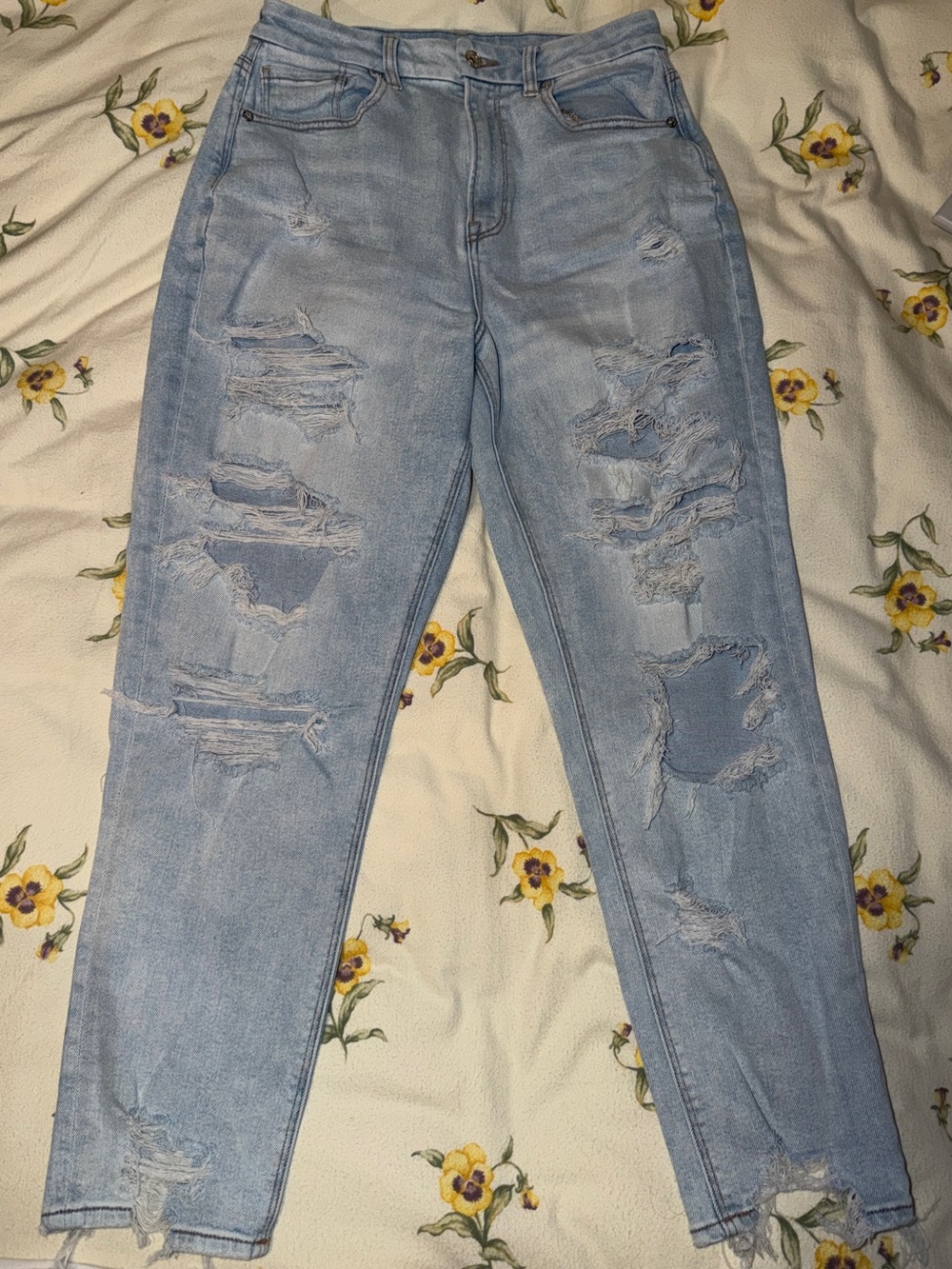 American Eagle High Rise Mom Jean CURVY Size 10